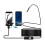 3,28 piedi 3-in-1 endoscopio USB-C nero Android 8