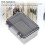Boîte de jonction transparente IP67 ABS 125x175x90mm 16