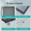 Boîte de jonction transparente IP67 ABS 125x175x90mm 12