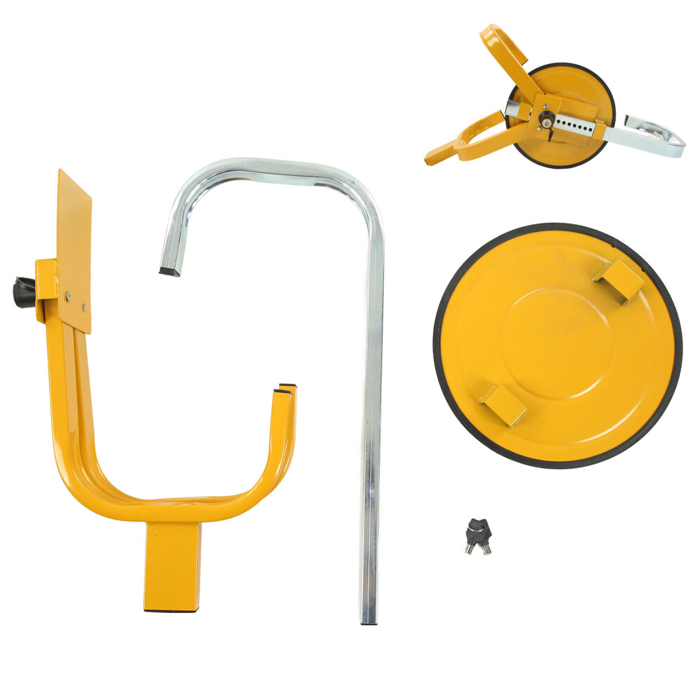 Vehicle Wheel Anti Theft Lock Adjustable Clamp 9121376039669