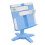 Supporto per libri da lettura 15,5oz Blu 2