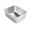 Bandeja 304 600 ml rectangular 13,5x10,5x5,5 cm plateado 2