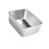 Bandeja 304 600 ml rectangular 13,5x10,5x5,5 cm plateado 1