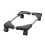 Supporto per torre PC da gaming regolabile in plastica con ruote nere 3