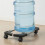 Supporto per torre PC da gaming regolabile in plastica con ruote nere 9