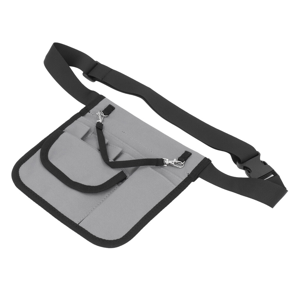 Grey Oxford Large Capacity Nurse Waist Pouch Organizer For Hospital 4951331340722