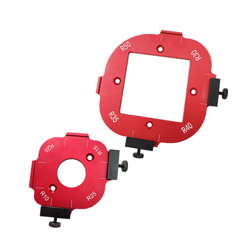 2Pcs Set Radius Jig Template 10-25R & 30-50R For Rounded Corners 7681331340756