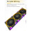 120mm ARGB Computer Cooling Fan, 1850RPM, PWM, Silent, Black/White 5