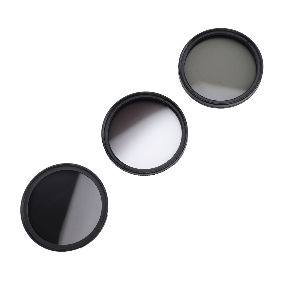3 In 1 Camera Filter Kit Nd8 Cpl Gnd Set 52Mm Aluminum 9401331343063
