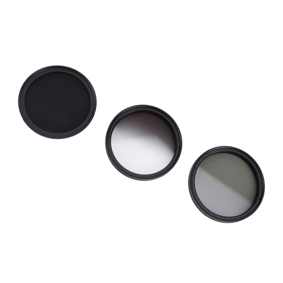 3 In 1 Camera Filter Kit Nd8 Cpl Gnd 49Mm Aluminum Optical 4681331343040