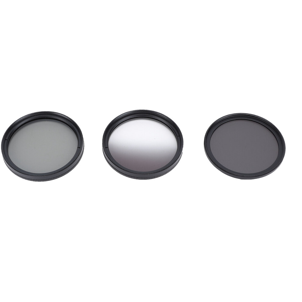 3-In-1 Camera Filter Kit 55Mm Nd8 Cpl Gnd Aluminum Optical Glass 3101331343020