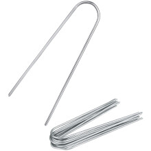 250x Anti-ROST ground anchors - round head | ground pegs | ground anchors of galvanised steel for fixing weed fleece | garden fleece | weed foil |