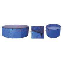 Aquaforte Folding Flexi Bowl Diameter 120 x 60 cm (H) Blue with Cover Net and practical bag
