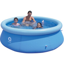 AVENLI Family Prompt Set Above Ground Pool, 240 x 63 cm, Blue, Round, Family Recreation, Garden Use, Summer Activities