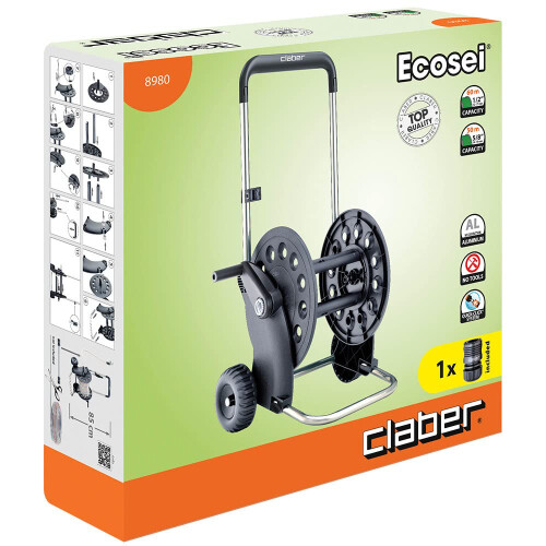 Claber Ecosei Claber Hose Trolley - Durable and Lightweight Aluminium Frame 2