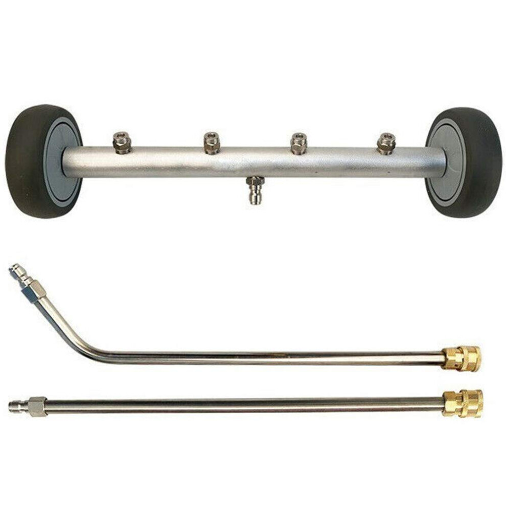 Koet Undercarriage Cleaner, 16Inch Car Chassis Washer For Pressure Washer, Dual-Purpose Surface Cleaner Under Car Water Broom For Undercarriage 8000000779175