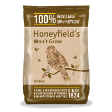 Wild Bird Food for Small Birds - Robin Food Mix, Kibbled Sunflower Hearts and Mealworms, High in Energy and Protein, Great for Hanging Feeders, Bird