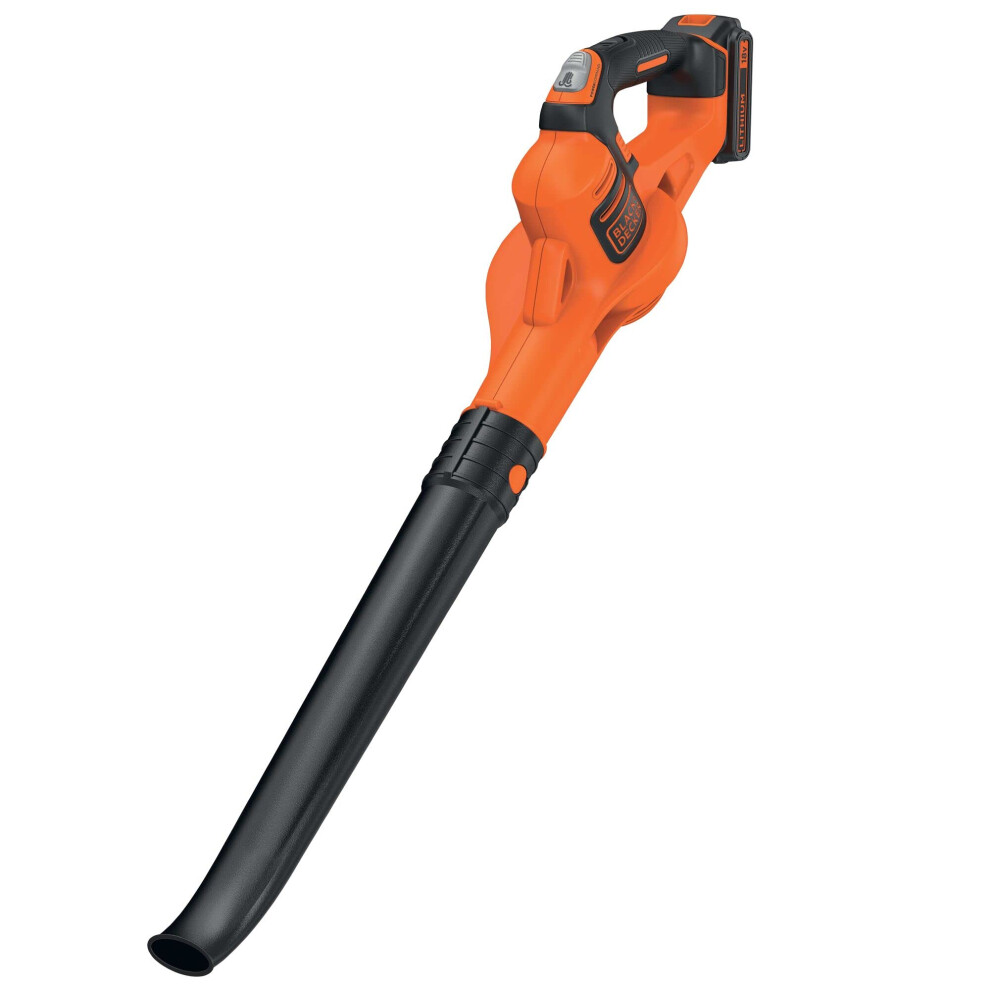 + Decker +Decker 18V Cordless Blower With Boost Mode - Bare Unit (Battery Not Included) Black