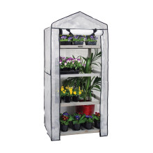 VegTrug Wooden Greenhouse Nursery & PE Cover - Grey Wash