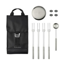 Solo Stove Mesa Accessory Pack XL | Incl. 4 Stainless Steel Mini Sticks + Stick rests, Pellet Scoop, Mesa XL Lid, Carry Case, Accessories for Outdoor