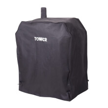 Tower Grill Cover for Solo BBQ and Most Pedestal Barbecues, Waterproof and Windproof, Black