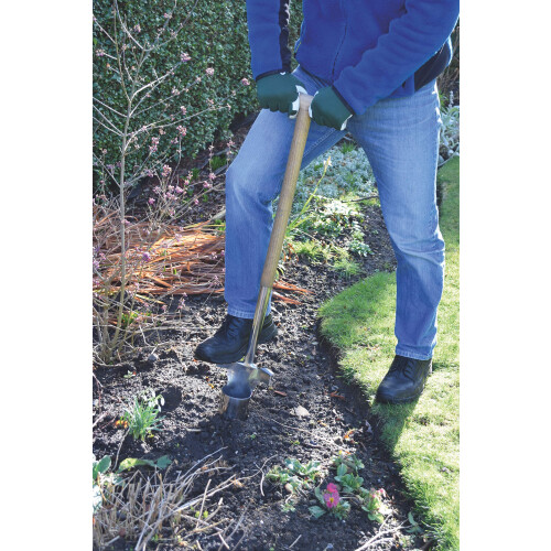 Spear & Jackson Spear & Jackson 4813BP Traditional Stainless Long Handled Bulb Planter 1