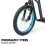 Xootz Xootz Kids BMX Scooter, for Beginner and Intermediate Riders, Blue 5