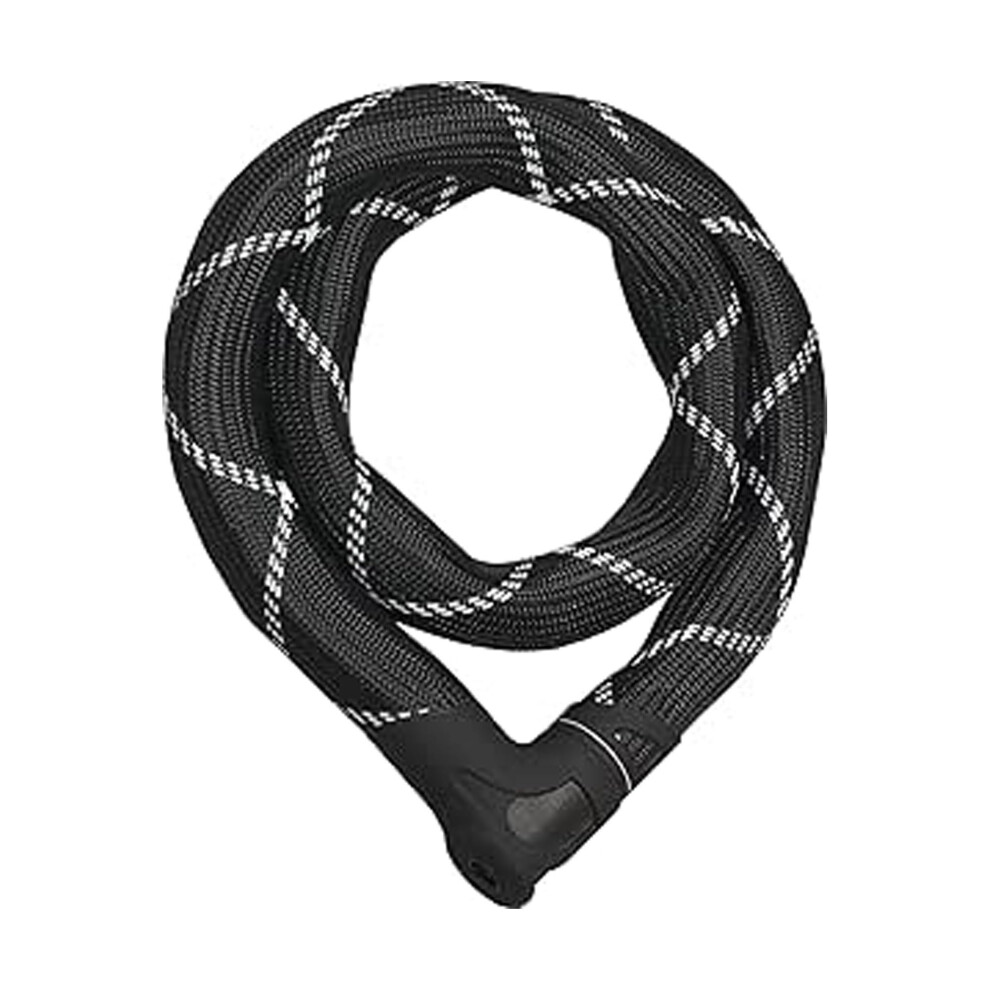 Abus Chain Lock Iven Chain 8210 - Bicycle Lock Made Of Hardened Steel - With Synthetic Fibre Coating - Security Level 10