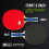 Palio Master 2.0 Table Tennis Bat & Case | ITTF-Approved Intermediate Ping Pong Racket | Allround Spin, Speed and Control 4