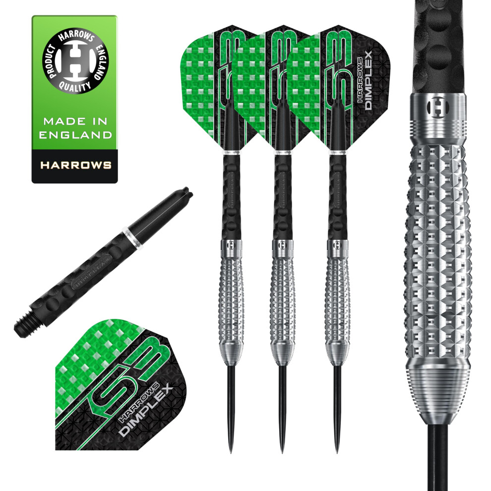 Photos - Darts Harrows Dimplex Bomb & Tapered  Set I Professional  90 Tungsten Steel Tip ALL Weights I 10pc Set with Black Dimple 