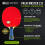 Palio Master 2.0 Table Tennis Bat & Case | ITTF-Approved Intermediate Ping Pong Racket | Allround Spin, Speed and Control 3