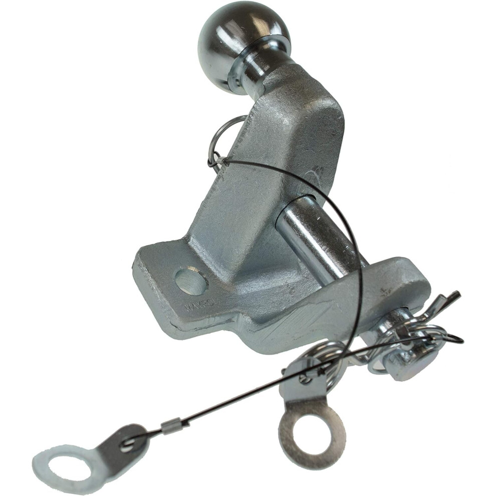Bits4reasons - New Model Maypole 50Mm Shine & Matt Towball - Ball & Pin Hitch Mp84 Silver 8000000812681