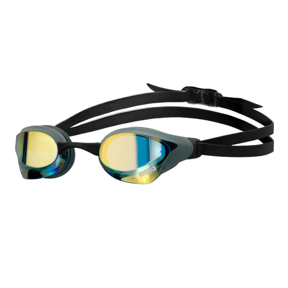 Arena Unisex Cobra Core Swipe Mirror Racing Goggles, Aqua/Sage/ Black