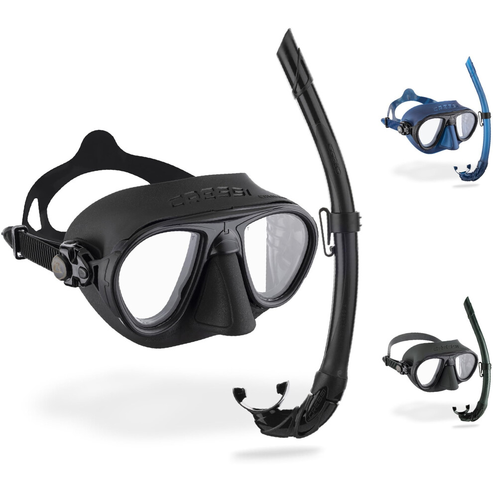 Cressi Calibro + Corsica Snorkeling Set - Uni Black