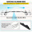 VEVOR VEVOR Kayak Outrigger Stabilizer, 2 PCS, PVC Inflatable Outrigger Float with Sidekick Arms Rod, Standing Float Stabilizer System Kit for Kayaks, 5