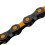 KMC DLC 12 Speed Chain, Black/Orange, 126 Link 3