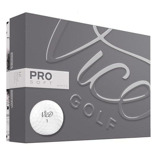 Vice Golf Pro Soft White Golf Balls