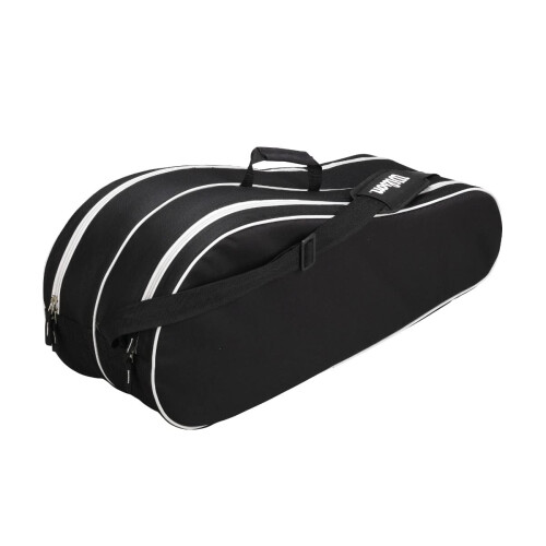 Wilson Wilson Advantage II Six Pack Tennis Bag, Black/White 2
