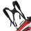 Big Teeth Golf Cart Bag Straps Replacement Shoulder Padded Comfortable Nylon Adjustable Universal All Black 4 Hooks 2