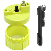 BALL RESCUER: Tennis/Padel Ball Life Extender ? Converts Plastic Tennis/Padel Ball Containers to a 30 psi Ball Pressurizer ? Needs a Bicycle Pump to