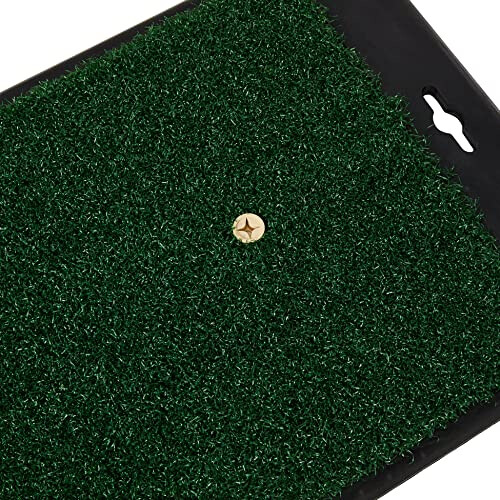 Callaway Callaway FT Launch Zone Golf Hitting Mat with Rubber Backing Golf Putting Mat, Green, 1' x 2' 2