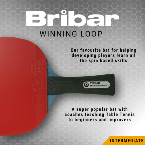 BRIBAR Winning Loop Table Tennis Bat + Case 2