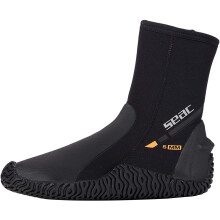 SEAC Basic HD, 5 mm neoprene diving boots with side zip and semi-rigid sole