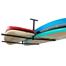 StoreYourBoard Double SUP & Surf Ceiling Storage Rack, Hi Port 2 Overhead Hanger Mount, Home & Garage (X-Large (30" Arms))