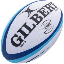 Gilbert Atom Rugby Ball [Each] ? BLUE ? SIZE 5 ? Conforms to World Rugby specifications