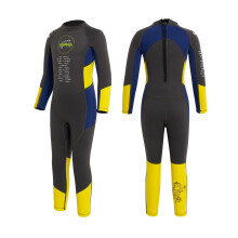 Gogokids Kids Wetsuit Boys Neoprene Swimsuit, Children 2.5mm Thermal One Piece Full Wetsuit Warm Thicken Swimwear Sun Protection Diving Suit UV 50+,