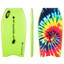 Osprey 42? BodyBoard with Adjustable Wrist Leash for Kids and Adults, Lightweight Bodyboard with XPE Deck, Crescent Tail and EPS Core, Multiple