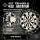 Jack Daniels Officially Licensed Jack Daniel's Printed Darts Home Centre in Black Including Dartboard | JD Logo (CAB512) 3