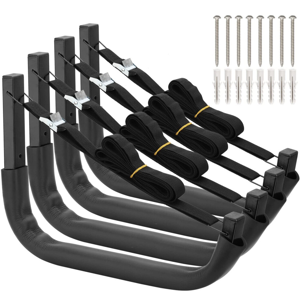 Heavdace Kayak Storage Rack, Wall Mount Garage Canoe Storage Hangers For Kayaks Or Paddleboards, Heavy Duty Storage Hooks (38Cm X 26.7Cm) 8000000830395