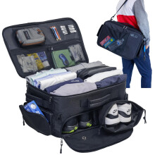 ENPI Golf Boot Organiser - Golf Accessory Organiser & Travel Bag - Car Storage for Golf Accessories, Men's Golf Gear, Locker & Shoe Organiser - Ideal